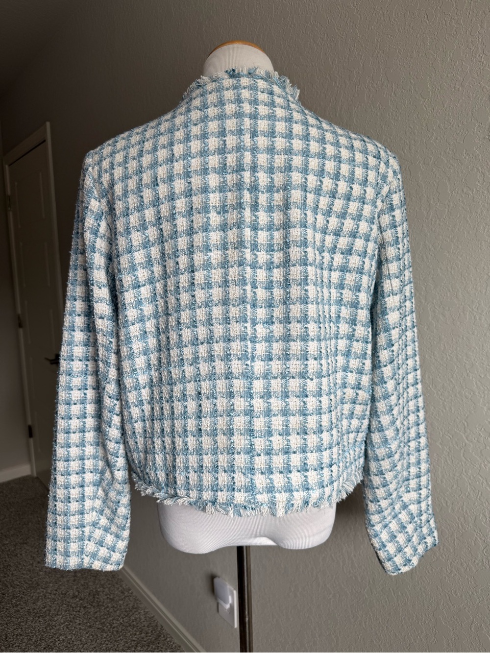 Rachel Zoe Preppy Tweed Blazer - Picture 4 of 10